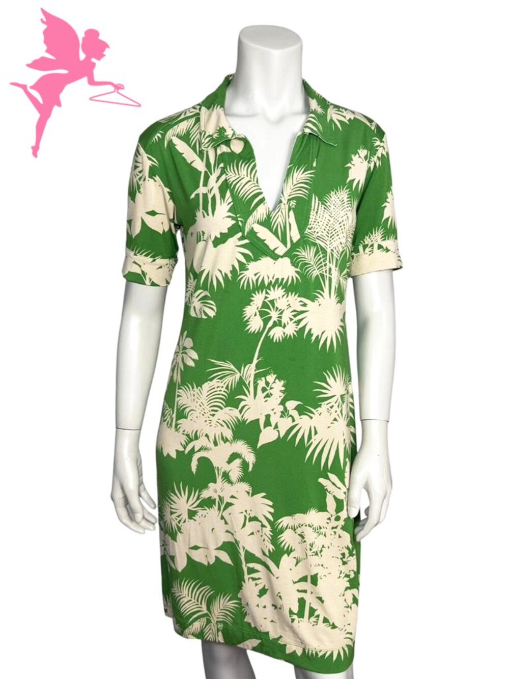 TORI RICHARD  Tropical Print Shift Dress